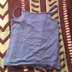 I am selling a blue tank top